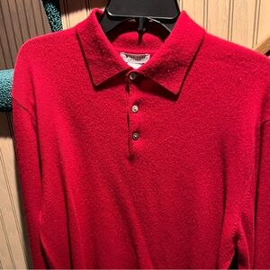 Men’s 100%cashmere polo
